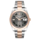 Beyond Superclone Date Just Rose Gold Steel Watch