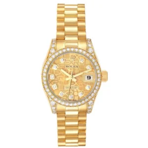 Beyond Superclone Datejust Yellow Gold Diamond 26 mm