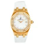 Beyond Super Clone 18K Yellow Gold Diamond Leather 41 mm