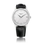 Beyond Super Clone Calatrava Platinum Leather 33 mm