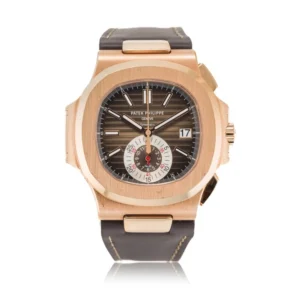 Beyond Superclone Nautilus 18K Pink Gold Sapphire 40.5 mm