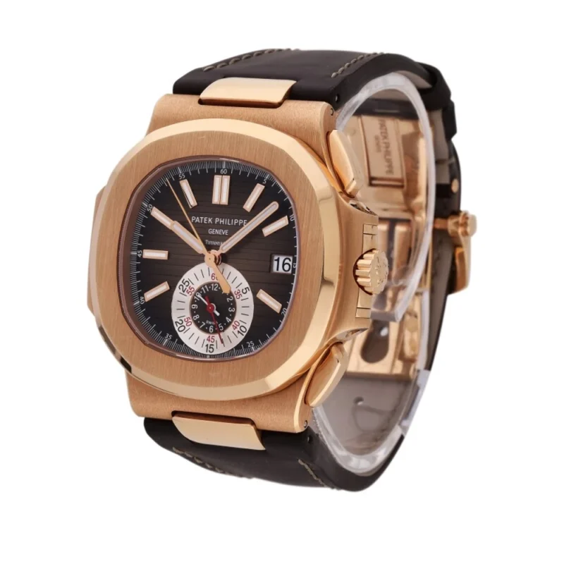 Beyond Superclone Nautilus 18K Pink Gold Sapphire 40.5 mm - Image 2