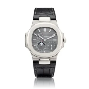 Beyond Super Clones Nautilus 18K White Gold Sapphire 42.5 mm