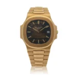 Beyond Super Clones Nautilus 18K Yellow Gold Sapphire 40 mm