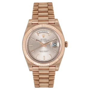 Beyond Superclone Day-Date 18K Rose Gold 40 mm President Bracelet