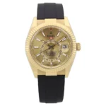 Beyond Super Clones Sky-Dweller 18K Gold Rubber Strap 42 mm Watch