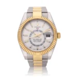 Beyond Super Clone Sky-Dweller Yellow Gold Steel 42 mm Oyster