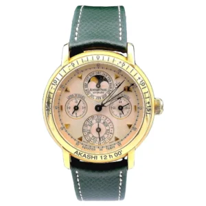 Beyond Superclones Jules 18K Gold Leather 39 mm Bracelet