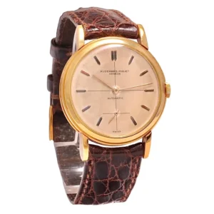 Beyond Superclones Rare 18K Yellow Gold Leather 33 mm
