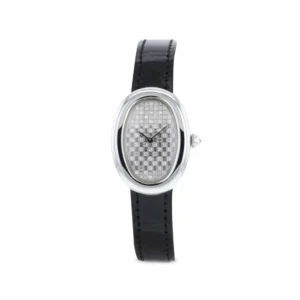 Beyond Super Clone Baignoire 18K White Gold Quartz 27 mm Watch