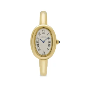Beyond Super Clone Baignoire 18K Yellow Gold Quartz 23 mm Watch