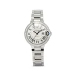 Beyond Superclones Ballon Bleu Steel Diamond Quartz 33 mm Watch