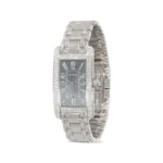 Beyond Super Clones Tank 18K White Gold Diamond 22.5 mm Watch