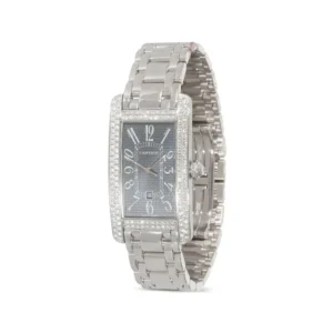 Beyond Super Clones Tank 18K White Gold Diamond 22.5 mm Watch