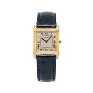 Beyond Super Clone Tank 18K Yellow Gold Diamond 16 mm