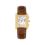 Beyond Super Clone Tank 18K Yellow Gold Quartz 28 mm Watch