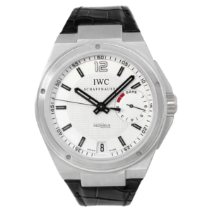 Beyond Super Clone Ingenieur Platinum Leather 45mm Watch