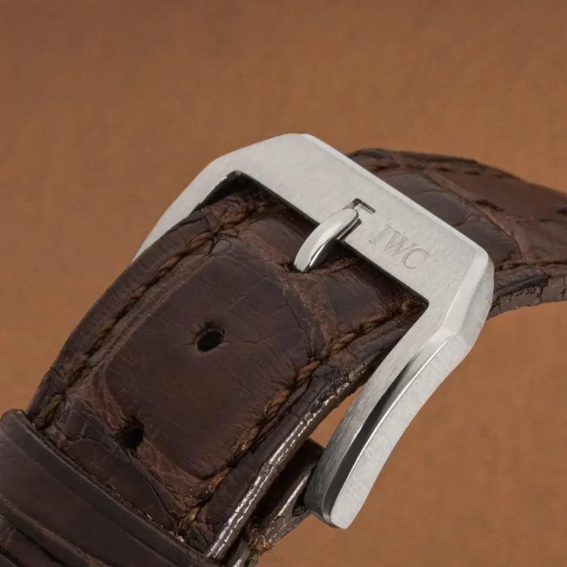 Beyond Super Clones Portugieser White Gold Leather 43mm Watch - Image 5