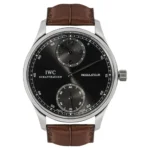 Beyond Super Clones Portugieser White Gold Leather 43mm Watch