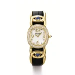 Beyond Super Clones Ellipse 18K Yellow Gold Diamond 23 mm