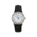 Beyond Superclone Calatrava White Gold Leather 33 mm