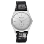 Beyond Super Clones Calatrava White Gold Leather 37 mm
