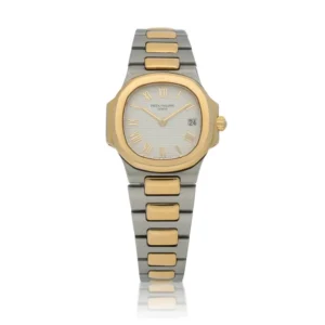 Beyond Super Clone Nautilus Yellow Gold Steel Roman 26 mm