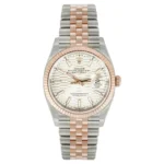 Beyond Superclone Datejust Rose Gold Steel 36 mm Jubilee