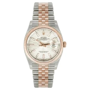 Beyond Superclone Datejust Rose Gold Steel 36 mm Jubilee