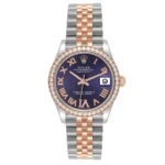 Beyond Super Clones Datejust Rose Gold Steel Diamond 31 mm