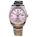 Beyond Superclones Datejust Rose Gold Steel Diamond 36 mm
