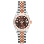 Beyond Superclone Datejust Steel Rose Gold Diamond 28 mm