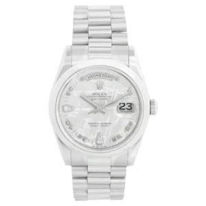 Beyond Super Clones Day-Date Platinum 36 mm President Bracelet