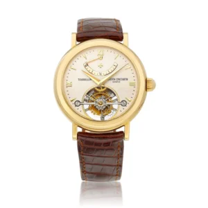 Beyond Super clones Patrimony 18K Yellow Gold Leather 38mm
