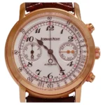 Beyond Super Clone Jules 18K Pink Gold Leather 41 mm