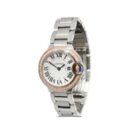 Beyond Super Clone Ballon Bleu Rose Gold Steel Diamond 33 mm