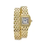 Beyond Superclones Panthere Yellow Gold Quartz 22 mm Watch