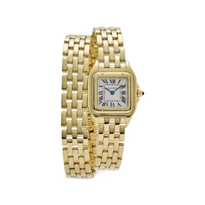Beyond Superclones Panthere Yellow Gold Quartz 22 mm Watch