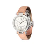 Beyond Super Clone Pasha 18K White Gold Diamond 32 mm