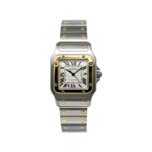 Beyond Super Clone Santos Yellow Gold Steel 29 mm Watch