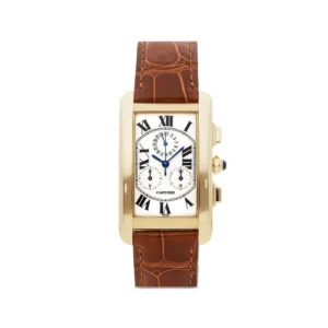 Beyond Superclone Tank 18K Yellow Gold Quartz 27 mm