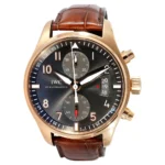 Beyond Super Clone Pilot Rose Gold Leather 43mm Watch
