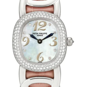 Beyond Super Clones Ellipse 18K White Gold Diamond 23 mm Watch