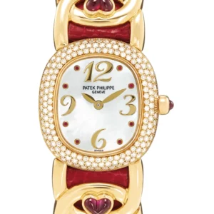 Beyond Super Clone Clone Ellipse 18K Yellow Gold Diamond 23.5 mm