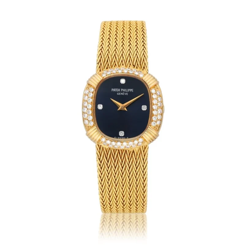 Beyond Super Clone Ellipse 18K Yellow Gold Diamond 24 mm