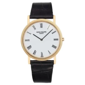 Beyond Superclones Calatrava 18K Gold Manual 32 mm