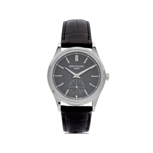 Beyond Superclones Calatrava White Gold Leather 33 mm