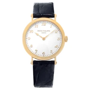 Beyond Super Clones Calatrava Yellow Gold Leather 34 mm