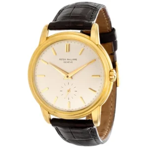 Beyond Super Clone Calatrava Yellow Gold Leather 36 mm