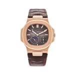 Beyond Super Clones Nautilus 18K Rose Gold Leather 40 mm